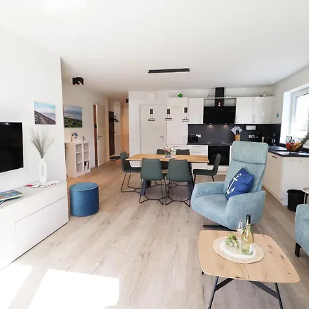 Kueste33/48 - Penthousewohnung Mit Dachterrasse, Sauna - Strandnah! * Tossens